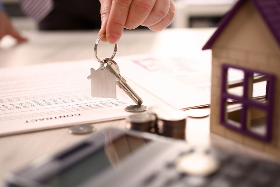 Real Estate Property Key handover